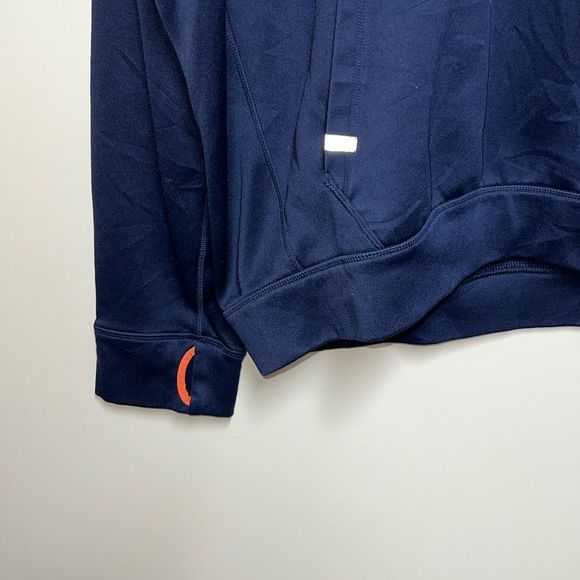 Ralph Lauren performance Navy Big Logo Hoodie Mens L - Picture 3 of 5